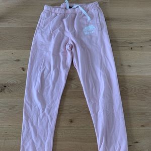 Roots pink sweatpants size S. In perfect condition